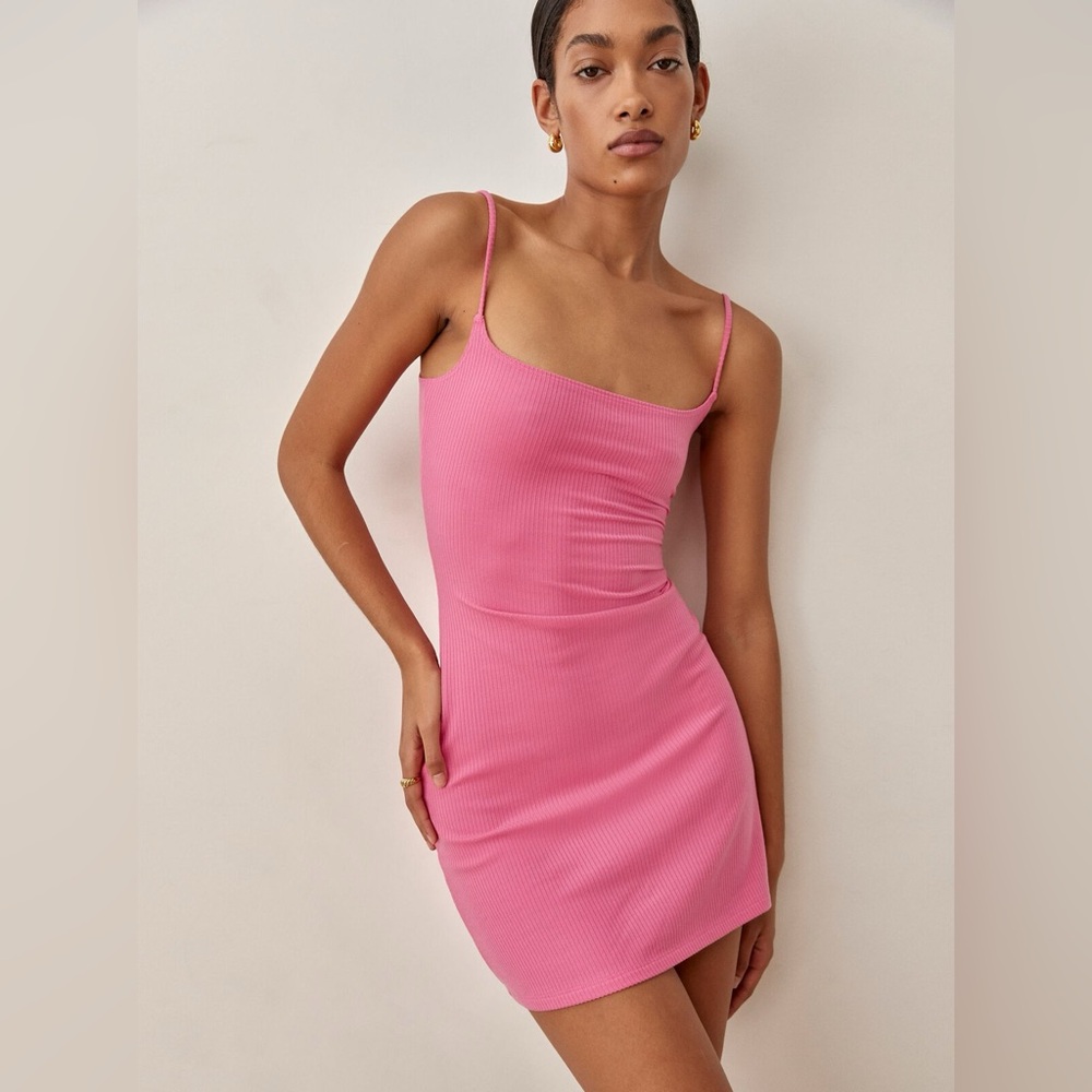 Reformation Jeanette Cami Knit Mini Dress in Snapdragon NWOT